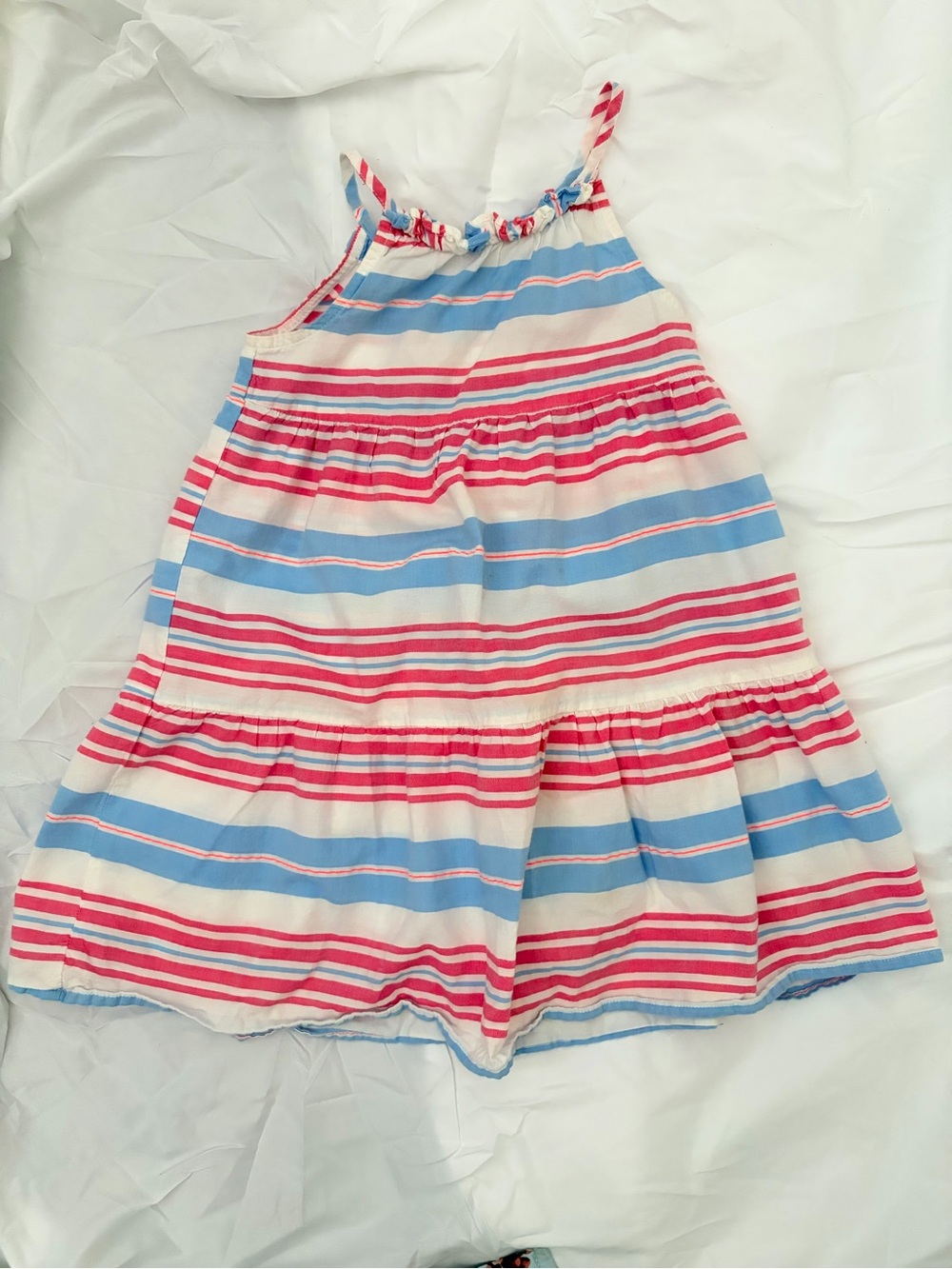OshKosh B'gosh Pink, Light Blue & Cream Striped Girls' Sundress